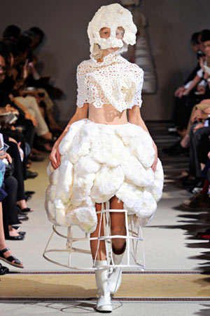 Rei Kawakubo's cotton ball gown SS2012